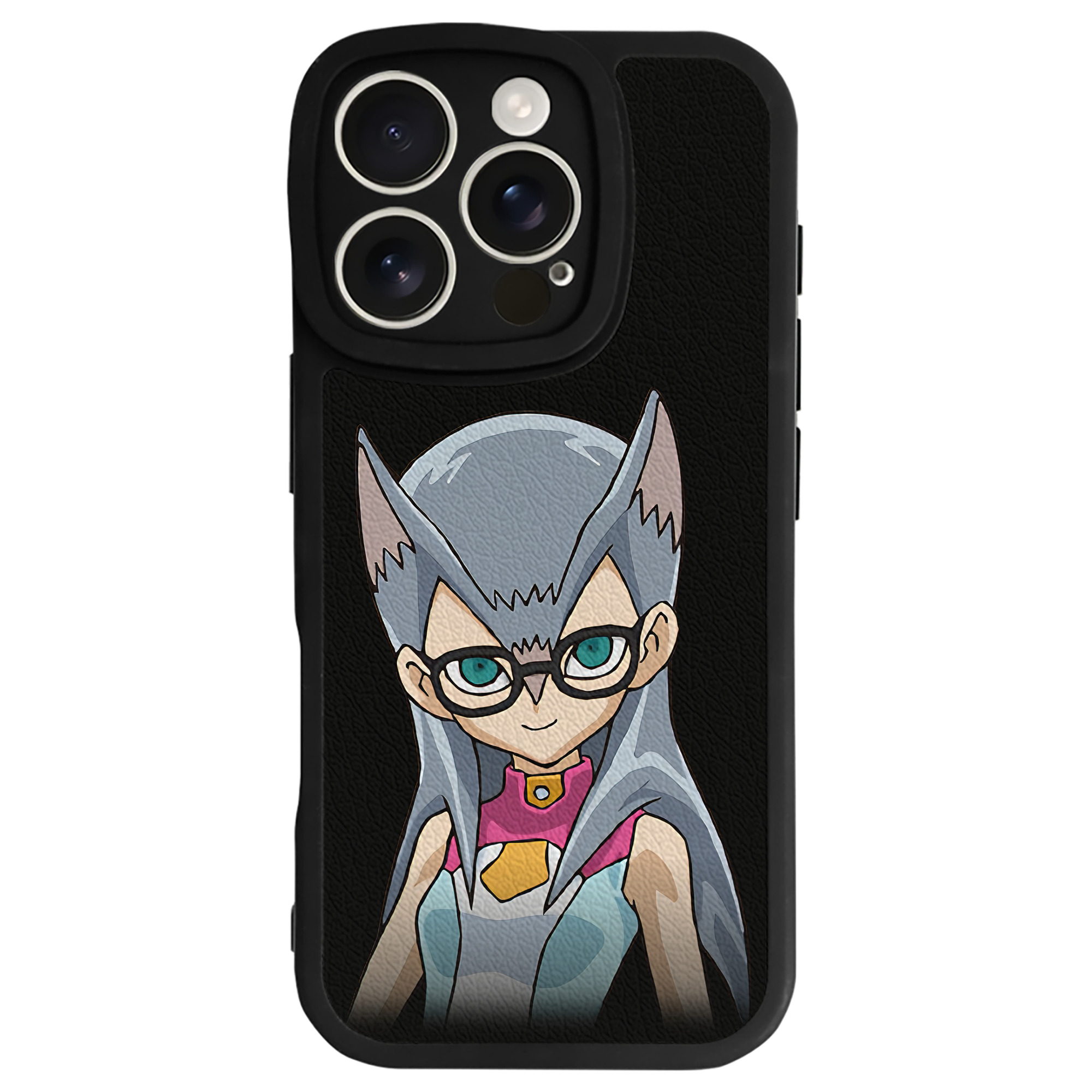（画像用） 遊☆戯☆王 Yu-Gi-Oh! 【iPhone 16シリーズ対応】シリコンスマホケース（レザー調） 材質：シリコン